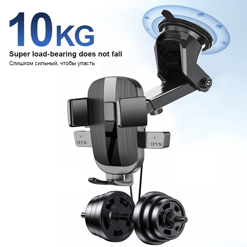 Sucker Adjustable Car Phone Holder For iPhone 15 13 12 14 Pro Max Cases Xiaomi Samsung Huawei GPS Mount Phone Stand Accessories