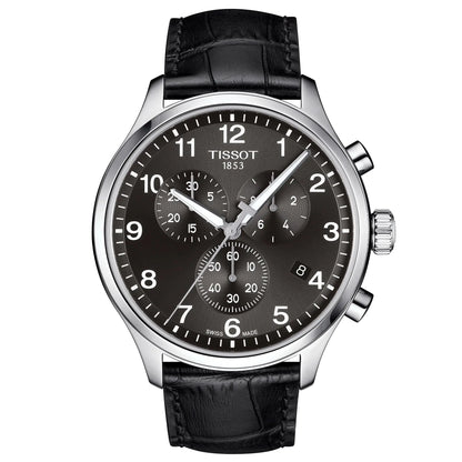 Tissot mens Tissot Chrono XL Stainless Steel Casual Watch Black T1166171605700