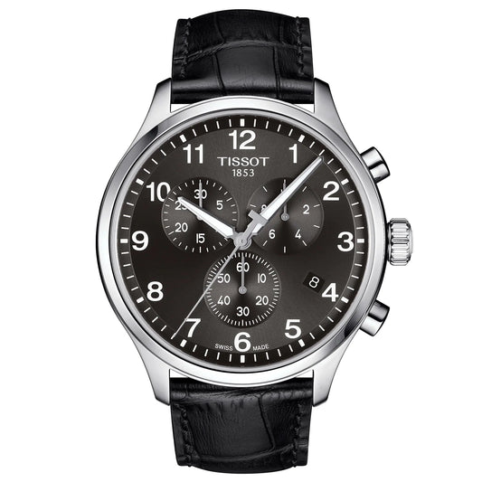Tissot mens Tissot Chrono XL Stainless Steel Casual Watch Black T1166171605700